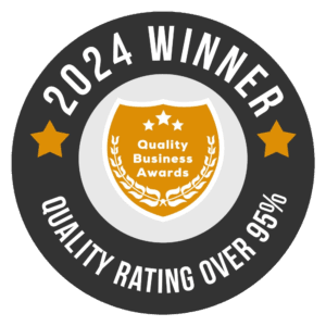 2024 top-rated business award with over 95% quality rating.